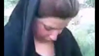 Arab Hijab-Wearing Woman'S Outdoor Adventure