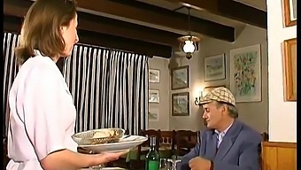 Amateur French Trio Engages In Steamy Restaurant Encounter
