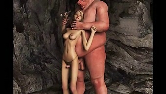 Freaky Ogres Ejaculate On 3d Anime Girls