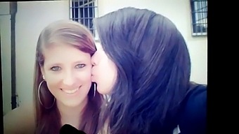 A Man Ejaculates During A Lesbian Threesome
