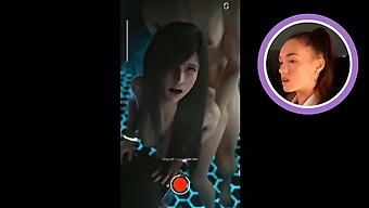 Porno Hd: Trío De Fantasía Final Con Una Masturbación En Solitario En Tifa
