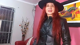 Stunning Mature Woman Portrays A Seductive And Thrilling Witch For Halloween