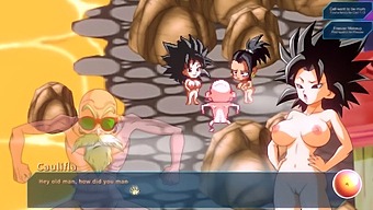 Kame Paradise 3 Parte 3 Con Las Tetonas Saiyans Y Bulma