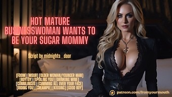 Mature Seductress Indulges In Sensual Asmr Roleplay As She Craves A Sugar Baby
