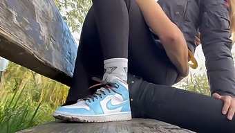 Amateur Teen With Big Tits And Fat Ass Gets Naughty In Public Park