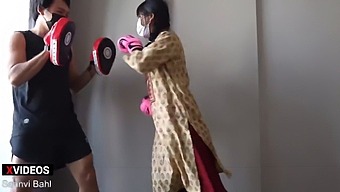 Indian Ufc Fighter Girl Delivers A Professional Punch