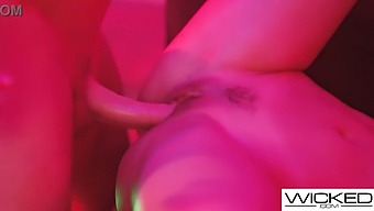 Satisfy Your Cravings With Alexis Tae In A Steamy Threesome Action
