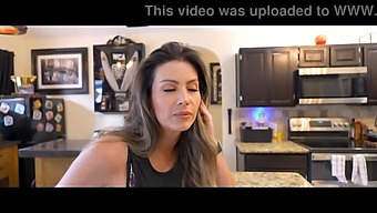 Stepson’s Secret Desire: Playing Strip Poker With The Beautiful Stepmother Coco Vandi