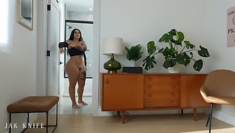 My Roommate Roxanne Roselle With Big Booty Fucks In All Holes - My First Experience With A Latin Beauty
